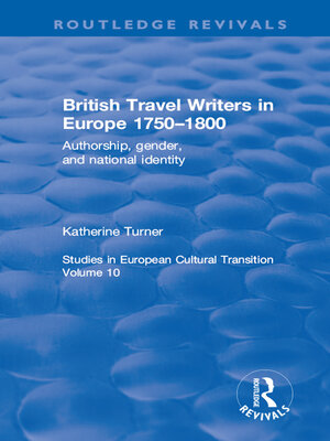 cover image of British Travel Writers in Europe 1750-1800